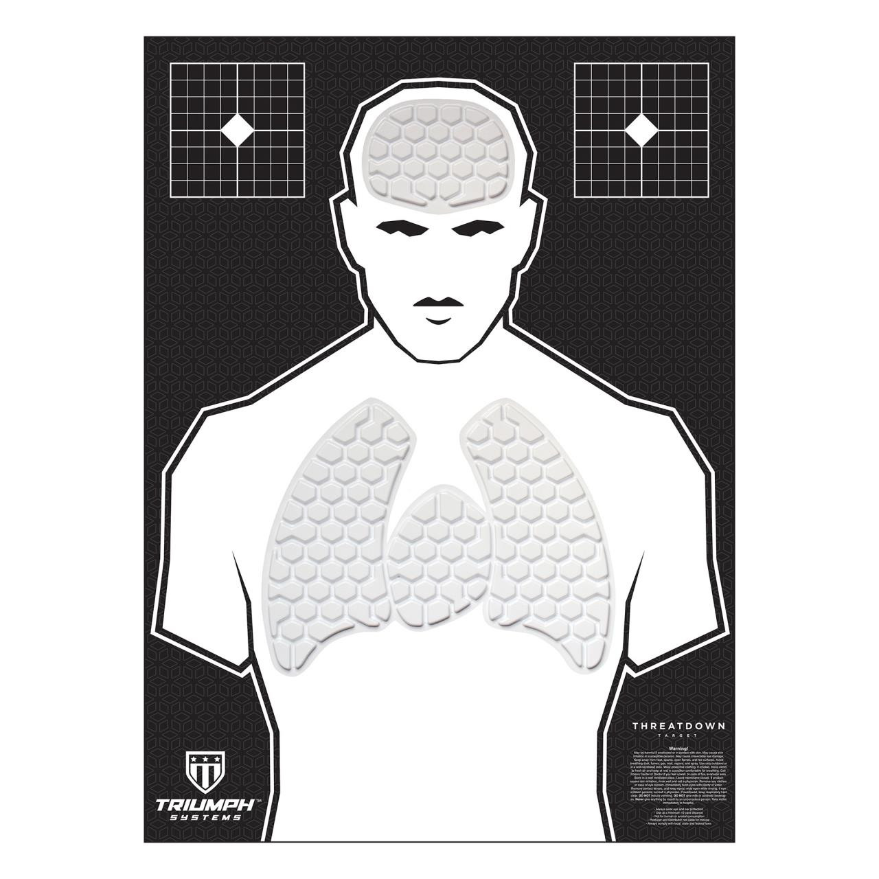 Triumph Threat Down Humanoid Silhouette - 816247020035
