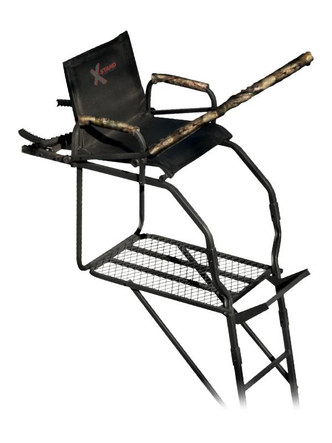 X-Stand The Onyx 17' 1 Man Ladder Stand - 816153010601
