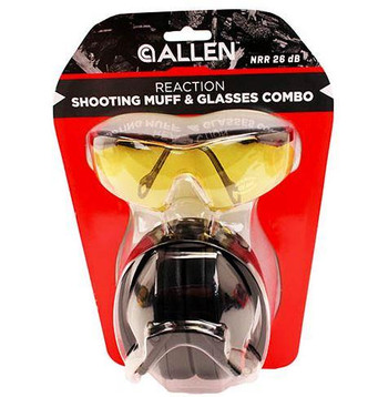 Allen Reaction Shooting Muff & Glasses Combo - 026509023166