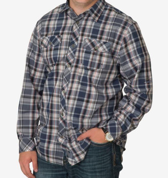 Banded Men's Poplin Reedbreake Long Sleeve Shirt - 84822200380