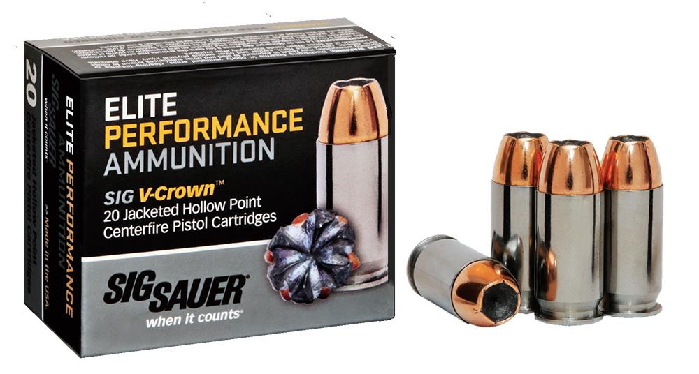 Sig Sauer 9mm 124 Gr. V-Crown JHP Ammo E9MMA220 - 798681458202