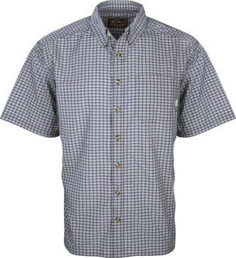 Drake Men's Featherlite S/S Check Shirt - 659601493027