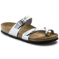 Birkenstock Mayari Birko-Flor Silver Sandal - 886454019719