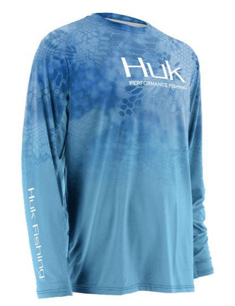 Huk Men's Kryptek Fade Icon L/S Shirt - 190840044644