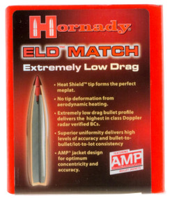 Hornady 30731 ELD Match 30 Caliber .308 208 GR ELD-Match 100 Box - 902553073138