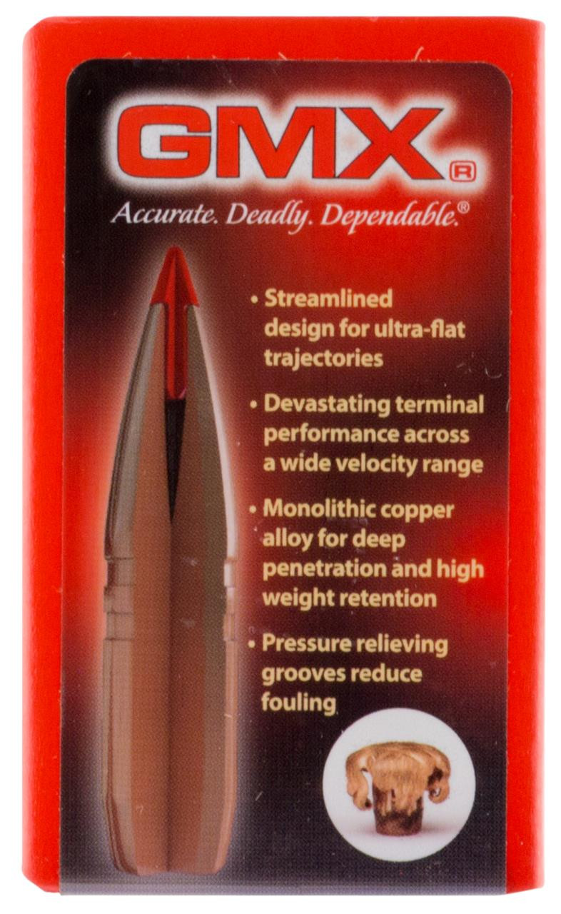 Hornady 30193 GMX 30 Caliber .308 180 GR GMX 50 Box - 902553019396