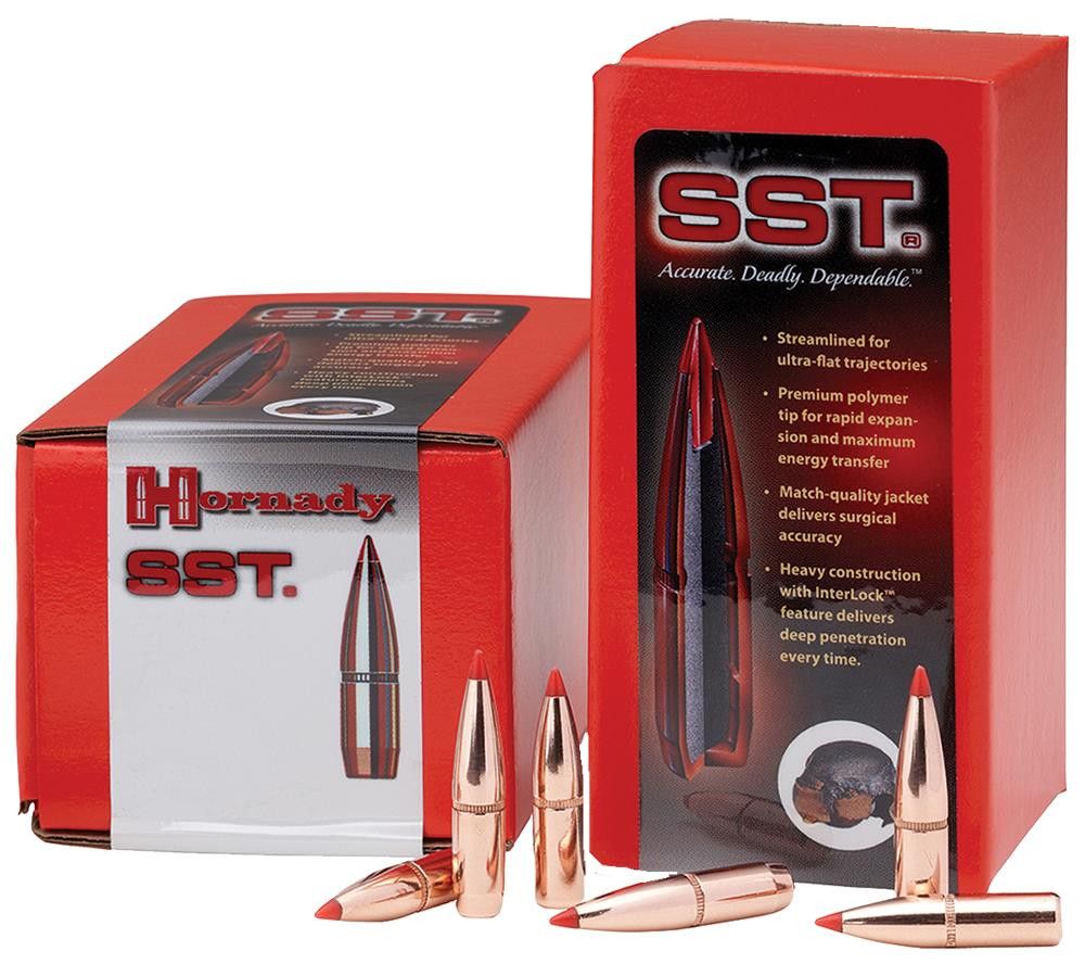Hornady 28202 Super Shock Tip 7mm .284 139 GR SST 100 Per Box - 902552820238