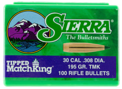 Sierra 7795 Tipped MatchKing 30 Caliber .308 155 GR TMK 100 Box - 927630779550