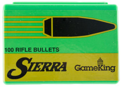 Sierra 1728 GameKing 6.5mm .264 130 GR Hollow Point Boat Tail 100 Box - 927630172894