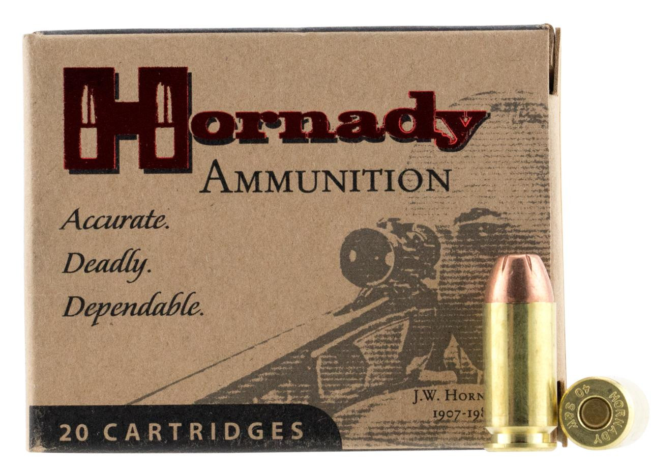 Hornady 9136 40 Smith & Wesson Hornady XTP JHP 180 GR 20Box/10Case - 902553913670