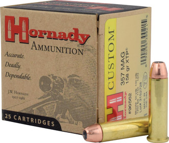 Hornady 90562 357 Remington Magnum (Mag) Hornady XTP JHP 158 GR 25Box/10Case - 902553002152