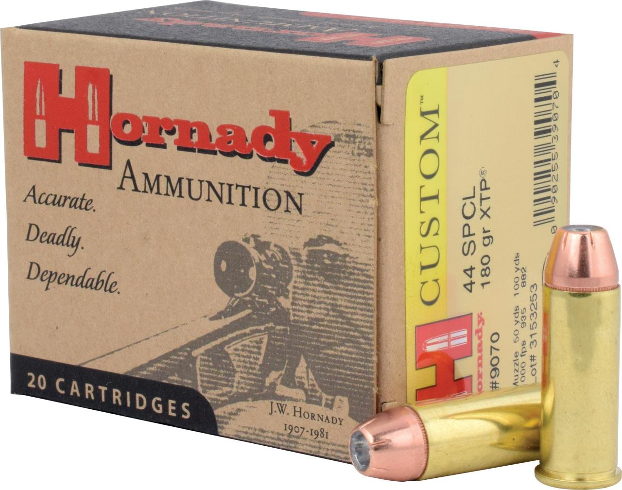 Hornady 9070 44 Special Hornady XTP JHP 180GR 20 Box/10 Case - 902553907044