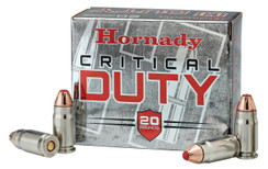 Hornady 91296 Critical Duty 357 Sig Sauer FlexLock 135 GR 20Box/10 Case - 902559129686