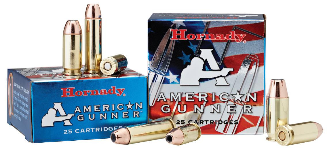 Hornady 90224 American Gunner 9mm Luger +P 124 GR XTP Hollow Point 25 Bx/ 10 Cs - 902559022420