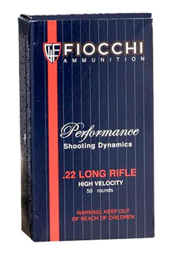 Fiocchi 22FHVCHP Shooting Dynamics 22 LR 38 GR Copper-Plated Hollow Point 50 Bx/ 100 Cs - 762344710037