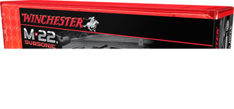 Winchester Ammo S22LRTSUP M-22 Subsonic 22 Long Rifle 40 GR Lead Round Nose 100 Bx/ 20 Cs - 208921036348