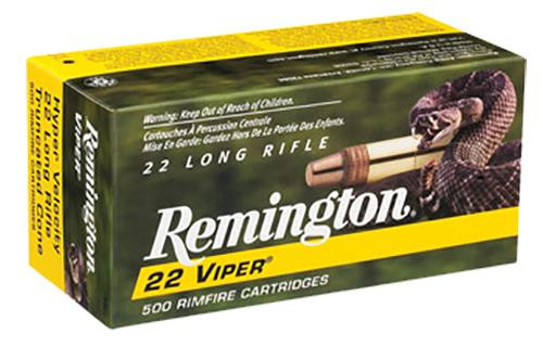 Remington Ammunition 1900 Viper 22 LR Truncated Cone Solid 36 GR 100Box/50Case - 477004812036