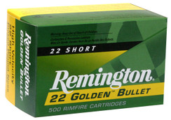 Rem Ammo 1000 22Short 29GR HV 100Bx/50Cs Plated Lead Round Nose - 477004814016