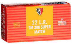 Fiocchi 22SM300 Super Match 22 Long Rifle (LR) 40 GR Lead Round Nose 50 Bx/ 100 Cs - 762344042053