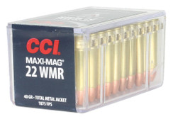 CCI 0023 Select 22 Win Mag Total Metal Jacket 40 GR 50Box/40Case - 766830002316