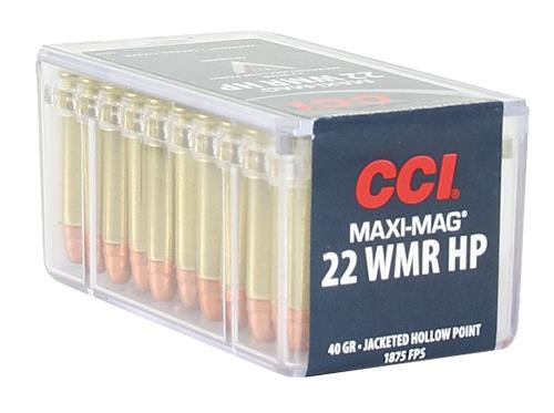 CCI 0024 Varmint Maxi Mag 22 Win Mag Jacketed Hollow Point 40 GR 50Box/40Case - 766830002484