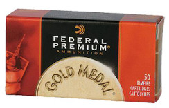 Federal 711B Gold Medal Premium Subsonic 22 LR Solid 40 GR 50Box/100Case - 294650571076