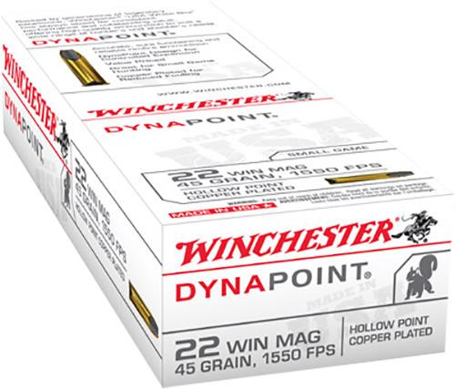 Winchester Ammo USA22M Best Value 22 Winchester Magnum Rimfire (WMR) 45 GR Dynapoint 50 Bx/ 40 Cs - 208921015794