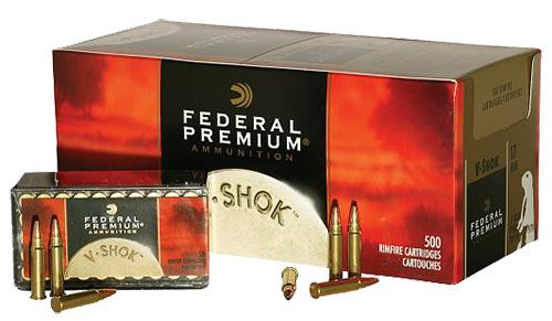 Federal P770 V-Shok 17 Hornady Magnum Rimfire (HMR) 17 GR TNT Jacketed Hollow Point 50 Bx/ 60 Cs - 294650572684