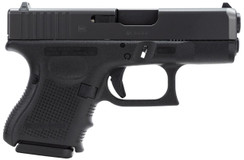 Glock PG2650201 G26 Gen 4 Double 9mm Luger 3.42" 10+1 Black Interchangeable Backstrap Grip Black - 764503612015