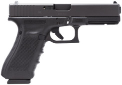 Glock PG1750201 G17 Gen4 Double 9mm Luger 4.48" 10+1 FS Black Interchangeable Backstrap Grip Black - 764503652011