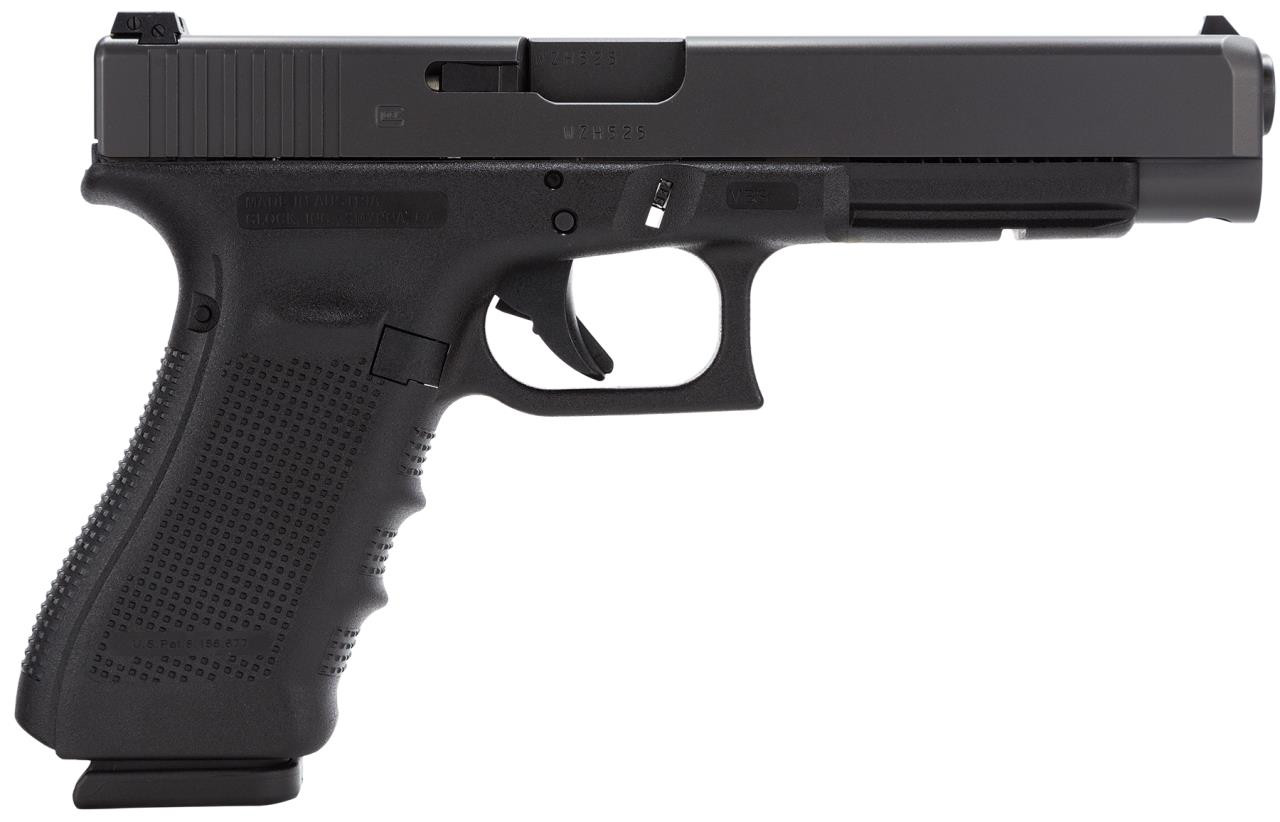 Glock PG3530103 G35 Gen 4 Double 40 Smith & Wesson (S&W) 5.31" 15+1 Black Interchangeable Backstrap Grip Black - 764503631030