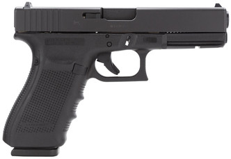 Glock PG2150201 G21 Gen 4 Double 45 Automatic Colt Pistol (ACP) 4.6" 10+1 Black Interchangeable Backstrap Grip Black - 764503102011