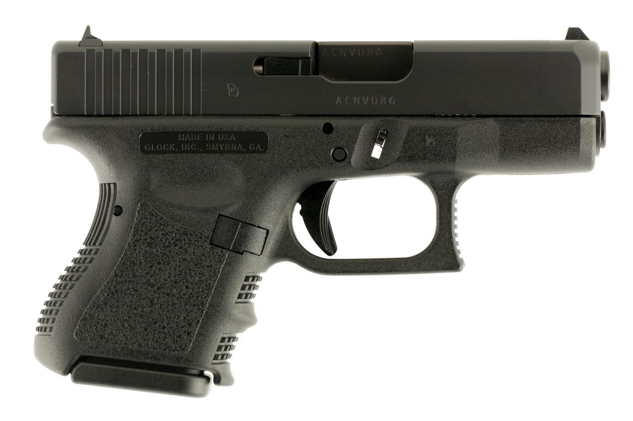 Glock UI2750201 G27 Subcompact Double 40 Smith & Wesson (S&W) 3.42" 9+1 Black Polymer Grip/Frame Grip Black - 764503001277