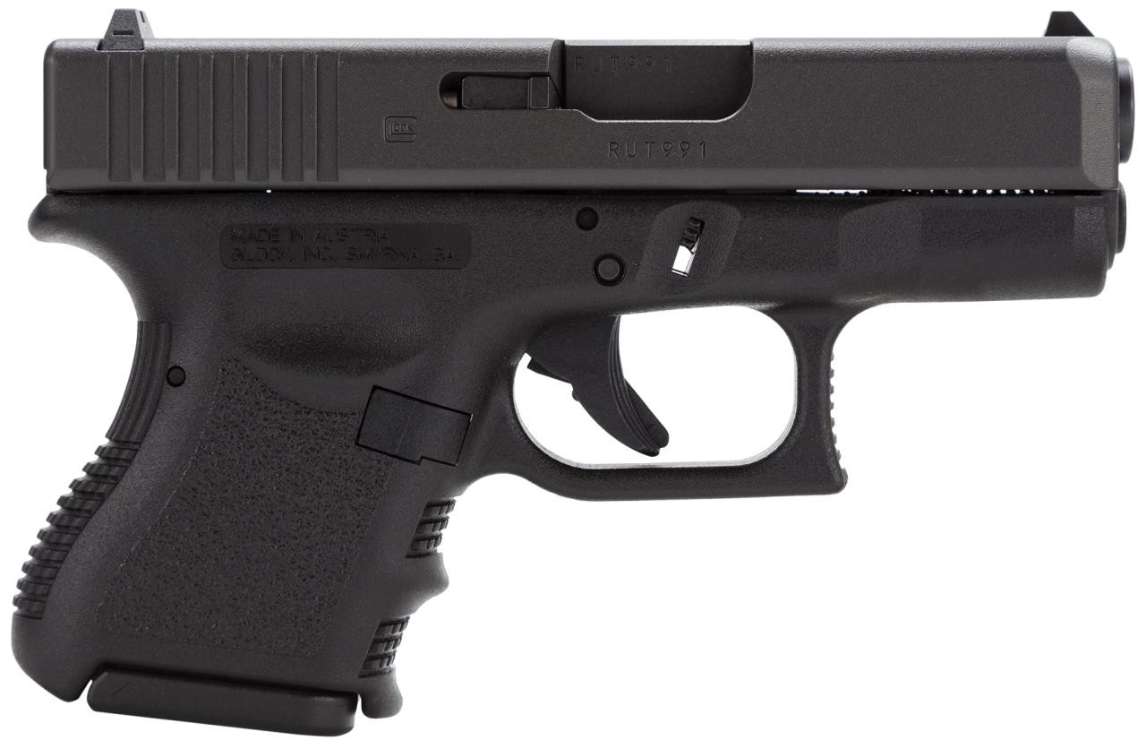Glock PI3950201 G39 Standard Double 45 Glock Automatic Pistol (GAP) 3.42" 6+1 Black Polymer Grip/Frame Grip Black - 764503395024