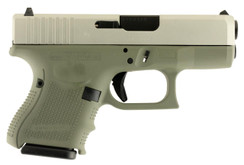 Glock UG2650204 G26 Double 9mm Luger 3.5" 10+1 Forest Green Polymer Grip Stainless - 682146001303