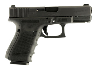 Glock PG1950701 G19 Gen 4 Double 9mm Luger   Black Interchangeable Backstrap Grip - 764503015410