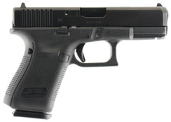 Glock PA1950203 G19 Gen5 Double 9mm Luger 4.02" 15+1 FS Black Interchangeable Backstrap Grip Black nDLC - 764503022630