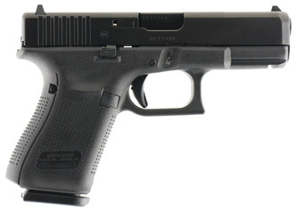 Glock PA1950203 G19 Gen5 Double 9mm Luger 4.02" 15+1 FS Black Interchangeable Backstrap Grip Black nDLC - 764503022630