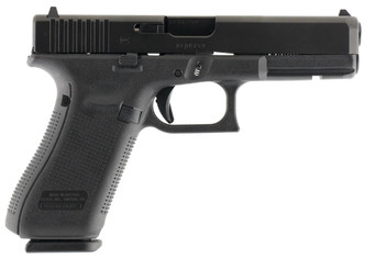 Glock PA1750201 G17 Gen5 Double 9mm Luger 4.49" 10+1 FS Black Interchangeable Backstrap Grip Black nDLC - 764503022609