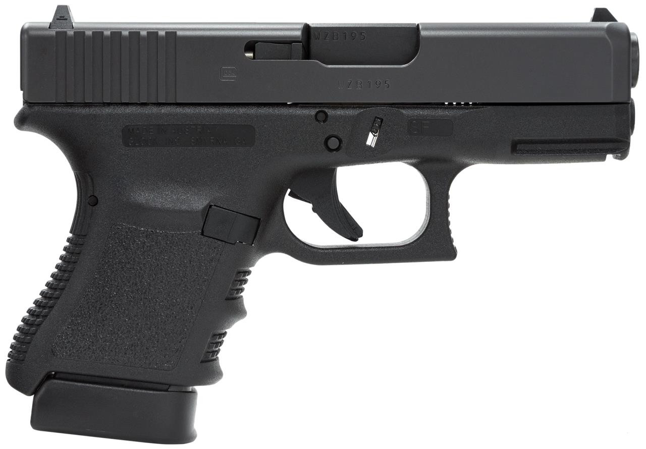 Glock PF3050201 G30 Short Frame Double 45 Automatic Colt Pistol (ACP) 3.77" 10+1 Black Polymer Grip/Frame Grip Black - 764503032011