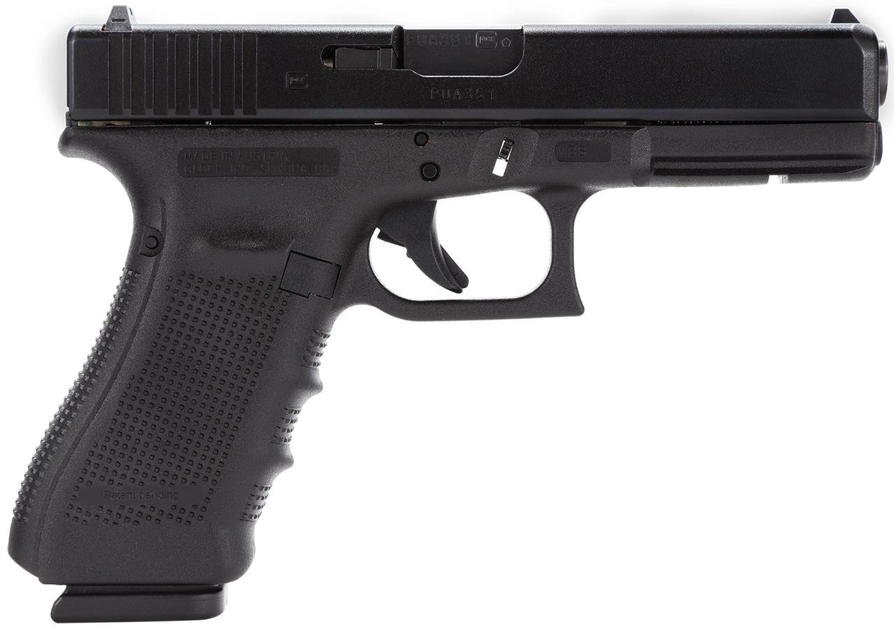 Glock PG3750201 G37 Gen 4 Double 45 Glock Automatic Pistol (GAP) 4.48" 10+1 Black Interchangeable Backstrap Grip Black - 764503682018