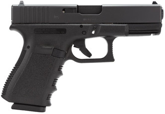 Glock PI2350201 G23 Standard Double 40 Smith & Wesson (S&W) 4.01" 10+1 Black Polymer Grip/Frame Grip Black - 764503235023