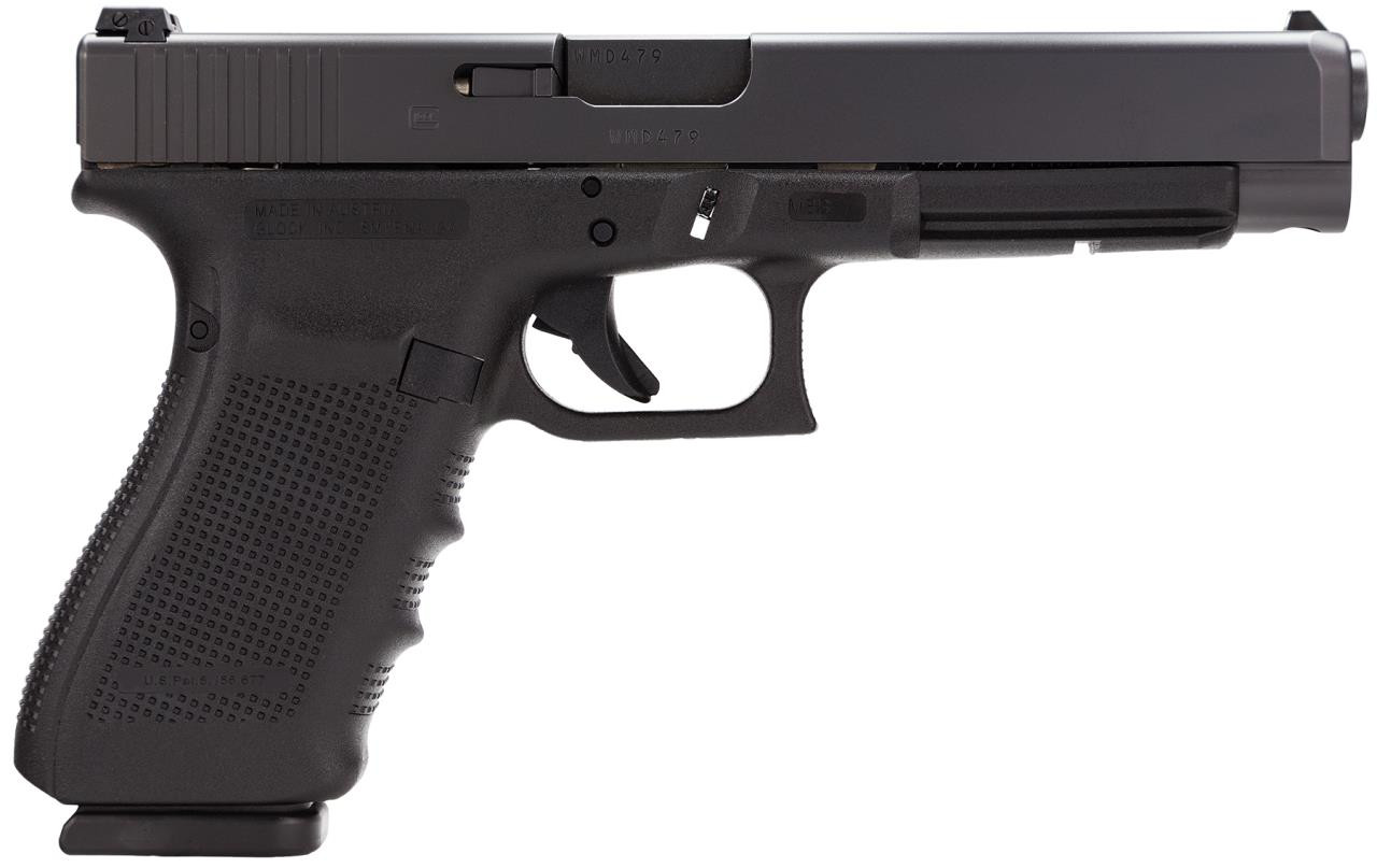 Glock PG4130101 G41 Gen4 45 ACP 5.31" 10+1 Fixed Sights Poly Grip/Frame Black - 764503910722