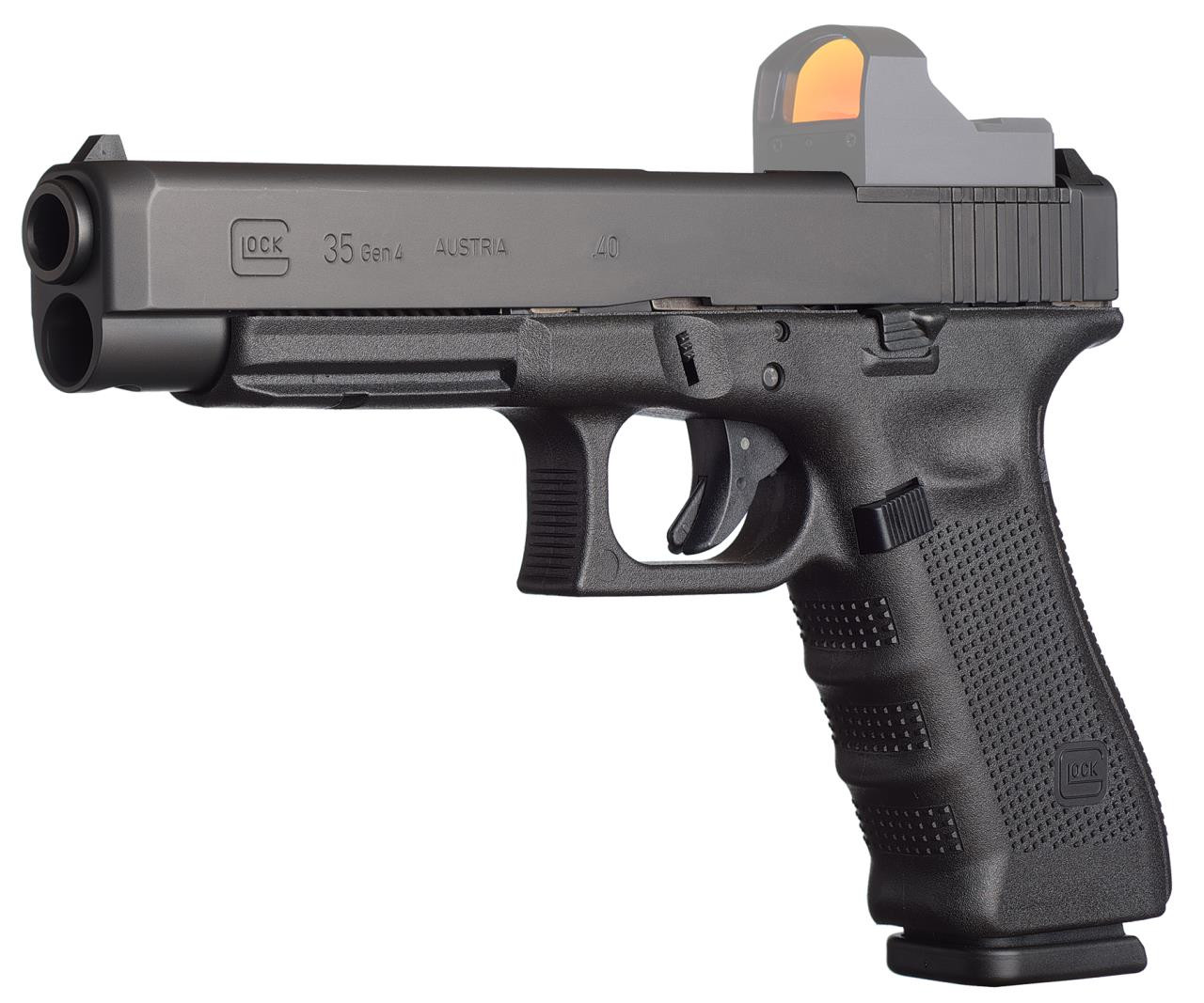 Glock PG3530101MOS G35 Gen 4 MOS Double 40 Smith & Wesson (S&W) 5.31" 10+1 Black Interchangeable Backstrap Grip Black - 764503002601