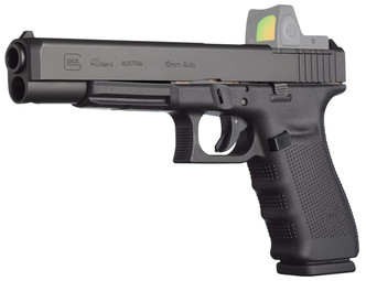 Glock PG4030103MOS G40 Gen 4 MOS Double 10mm 6.02" 15+1 Black Interchangeable Backstrap Grip Black - 764503002670
