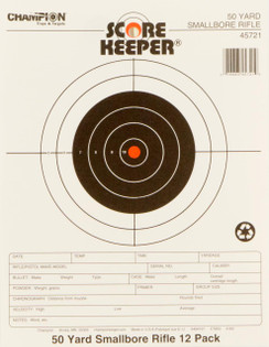 Champion Targets 45721 Scorekeeper Small Bore Notebook 12 Pack - 766834572198
