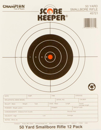 Champion Targets 45721 Scorekeeper Small Bore Notebook 12 Pack - 766834572198