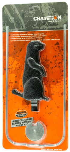 Champion Targets 40953 DuraSeal Spinner Varmint 7" Prairie Dog Black - 766834095390