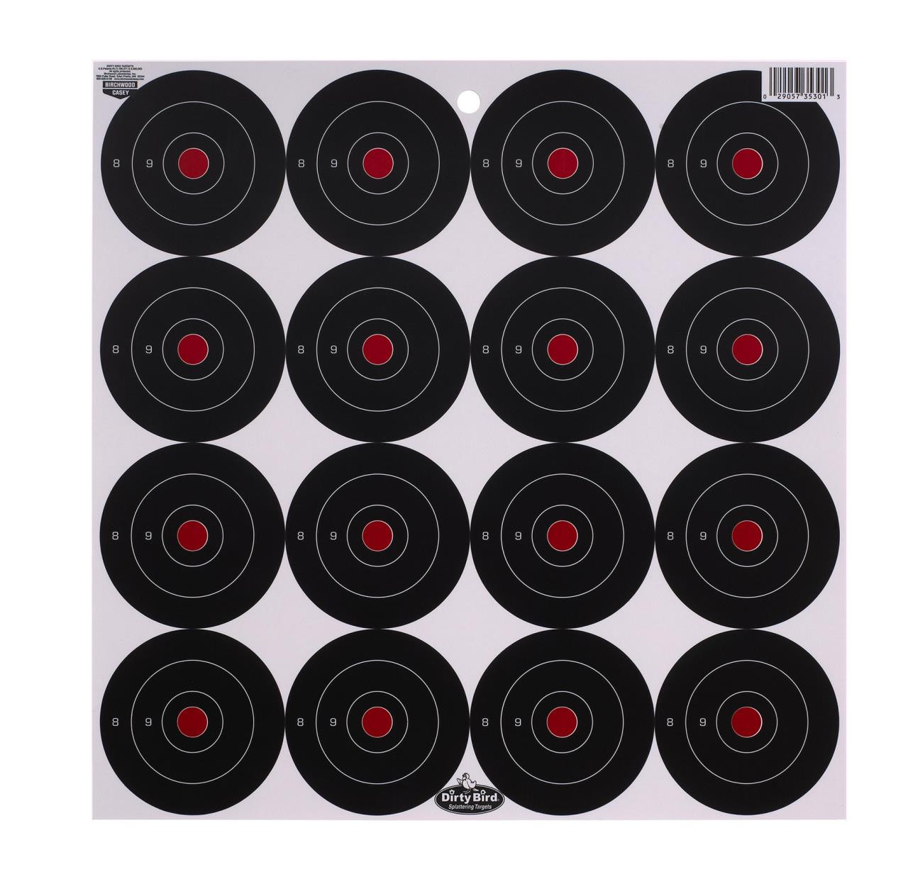 Birchwood Casey 35309 Dirty Bird Target 3" 12 Pack - 290573530992