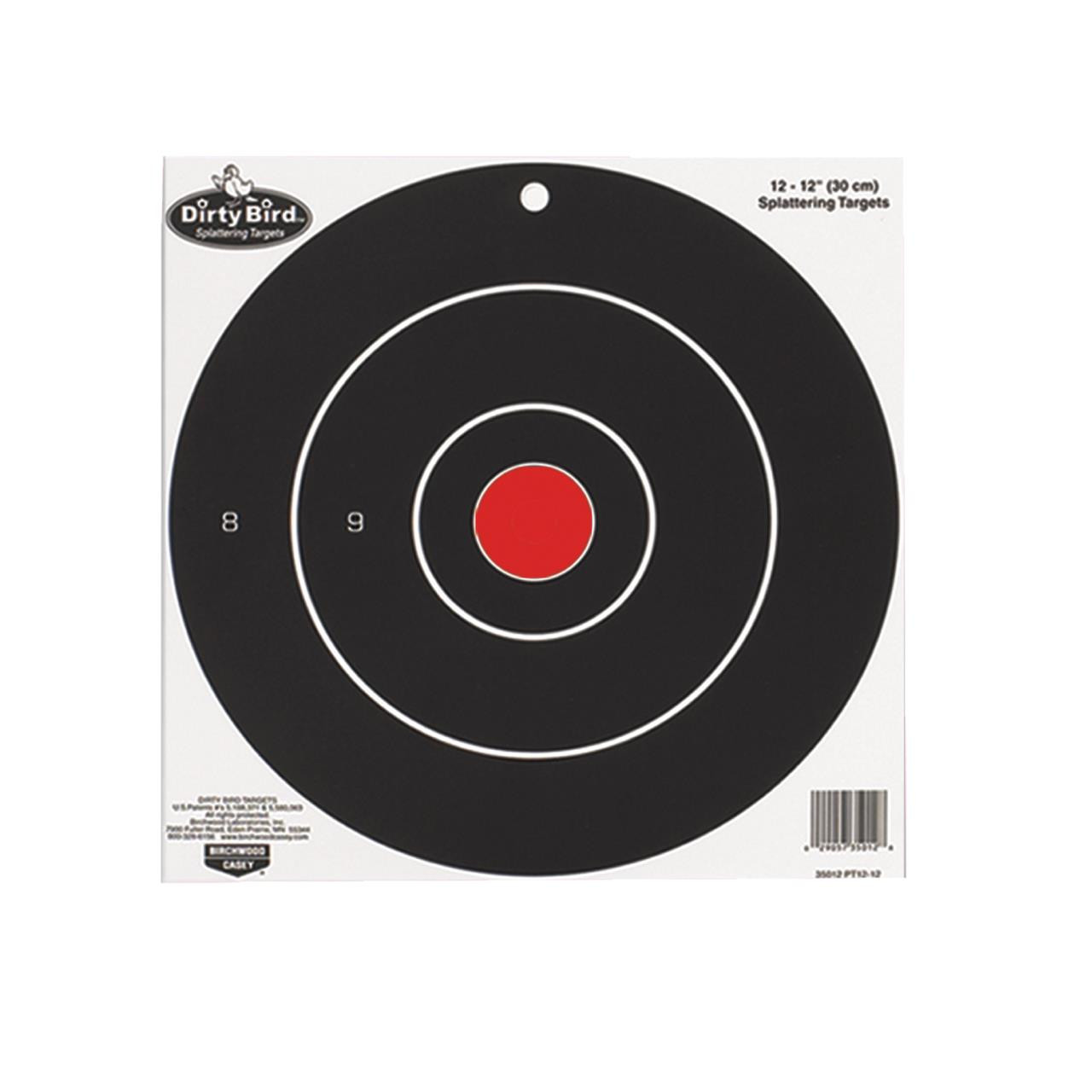 Birchwood Casey 35825 Dirty Bird Targets 8" 25 Pack - 290573582540